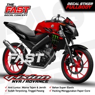 TERBARU Decal Sticker Variasi Fullbody New Vixion NVA ADVANCE Monster Energy - Dekal Stiker Vixion N