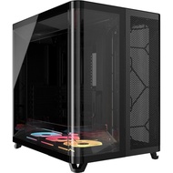 CORSAIR AIR 5400 LX-R RGB iCUE LINK Triple-Chamber Mid-Tower Panoramic PC Case