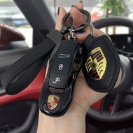 Porsche Cayenne macan718 Key Shell Palamela 911taycan Car Keychain Key Cover