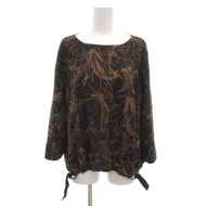 ISM R-ISM Blouse Tshirt black overall pattern Direct from Japan Secondhand