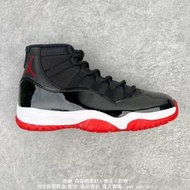 Nike Air Jordan 11 Bred 男女運動鞋 休閒鞋 籃球鞋 免運 黑紅 378037-061