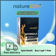 【Genuine Authorized- Buy 3 Get 1 Free】 (100% original) NatureLISH MFORMULA # Four Nations Ginseng # 