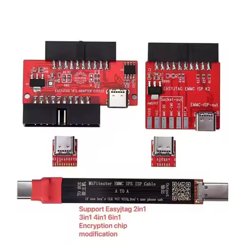MIPI adapter Support Easyjtag/BGA254 Socket Modify ICfriend FPC ISP Cable/MIPItester EMMC UFS ISP Ca