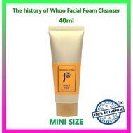 [THE WHOO] The history of Whoo Facial Foam Cleanser 40ml #124
