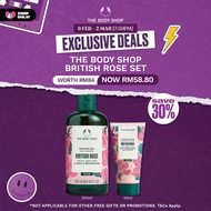 [3.3 Pre-Sale 9 Feb - 2 Mar 2026] The Body Shop British Rose Shower Gel & Scrub (250ml)