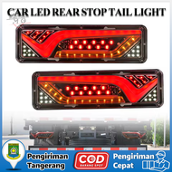 Stoplamp Truk 24 Volt Model Kotak Lampu Indikator Mundur Belakang Mobil Box Pick Up L300