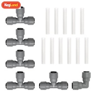 Kegland Connector Kit for 6 Output Gas Board (T-shaped Quick Connect+elbow+PP Pipe )  Homebrew