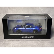 [Ready Stock] 1/43 Mini Cut Minichamps Porsche Porsche 911 GT3RS (997.1) Metal Blue Rare Out-of-Prin