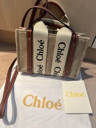 Chloe mini woody tote Bag