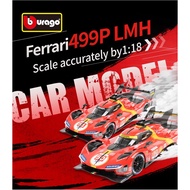 1:18 Bburago Ferrari 499P LMH 24h LeMan NORMAL VERSION
