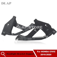 Car For HONDA CIVIC FC1 FC7 2016-2020 Front Bumper Headlight Bracket  Front Headlight Support OEM:71