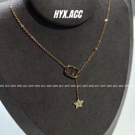 Women's Necklace Sweet Cool [Cd] Star Necklace Simple Sweet Necklace