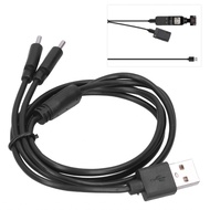 2 in 1 Charging Cable  Length 100cm/39in Multi with USB To Type-C for Electronic Device Users Outdoo