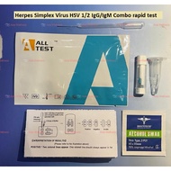 Herpes simplex virus HSV 1/2 IgG/IgM combo rapide test cassette