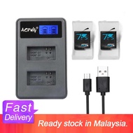 Aopuly GoPro battery Gopro Charger 1600mAh battery for Gopro 5 6 7 8 LCD USB Gopro charger for Go Pr