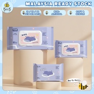 Disposable Hippo Design Baby Non-Alcohol Toilet Wipes Wet Tissue Portable Wet Tissue Kids Toilet Hyg