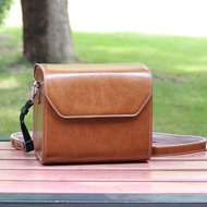 PU leather shoulder crossbody camera bag Suitable for Sony a7c A6400 Canon M62m50 E Fuji XS10xt30 Le