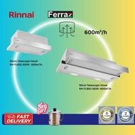 Rinnai RH-TL95C-SSVR Telescopic Hood 90cm / Rinnai RH-TL65C-SSVR Telescopic Hood 60cm / Rinnai Teles