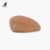 ＜905＞KANGOL หมวกขนสัตว์504สำหรับผู้ชายหมวกแก็ปแฟชั่นหมวกขนสัตว์สตรีผู้หญิงหมวกเบเร่ต์ฤดูใบไม้ร่วงและ