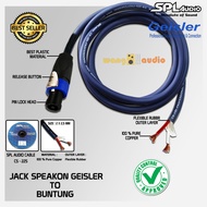 SPL AUDIO CS-225 - Kabel audio speaker terbaik Jack Speakon GEISLER to BUNTUNG -