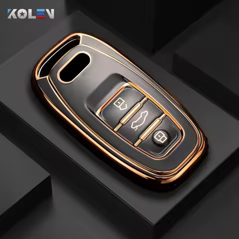Fashion TPU Car Remote Key Case Cover Shell Fob For Audi A1 A3 A4 A5 A6 A7 A8 Q3 Q5 Q7 S4 S5 S6 S7 S