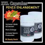 SG Ready Stock XXL CAPSULES besarkan zakar supplement tongkat Ali 100% genuine enlargement 30 CAPSULES