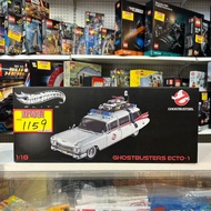 （旺角家樂坊17樓門市現貨） HOT WHEELS HotWheels Elite 1/18 Ghostbusters Ecto-1 捉鬼敢死隊 Ecto-1 模型車