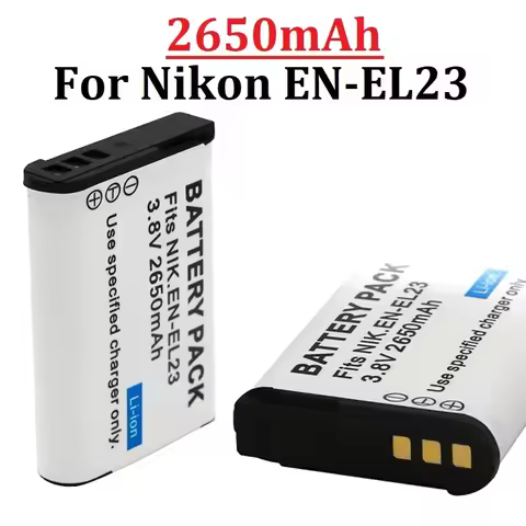 2650mAh EN-EL23 EN EL23 BATTERY For Nikon COOLPIX B700 P900s P900 P610s P610 P600 S810c for Nikon EL