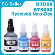 Brother BT5000 BT5001 BT5009 BTD60BK  Ink Bottle Compatible for Brother DCP-T300 T310 T500W T510W T7