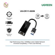 Ugreen Adapter CR111 USB 3.0A To Gigabit Ethernet USB Ethernet Adapter Computer Accessories Converte
