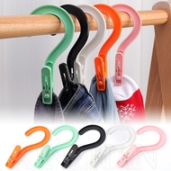 Durable Multifunctional Clothes Clip / Household Sock Hat Underwear Clothespins / Outdoor Drying Windproof Hook Clip / Bathroom Towel Clip / Portable Clothes Pegs