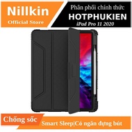 Shock-resistant leather case for iPad Pro 11 2020 / iPad Pro 11 2021 chip Nillkin Bumber smartsleep mechanism - Genuine product
