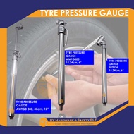TYRE PRESSURE GAUGE | AWTG0 300, 30cm, 12, WMPG0001 15.24cm, 6" , SBTPG6 15.24cm, 6" | TOLOK PENEKAN