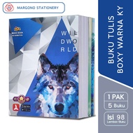 KY 98-Sheet Doraemon Color Notebook /Jeany Animal/ - 5 Books