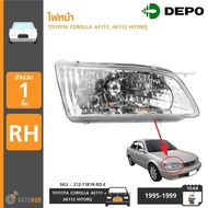 ไฟหน้า TOYOTA COROLLA AE111 AE112 HI-TORQ ปี 1997-2000 ยี่ห้อ DEPO ราคา1ข้าง (212-1181L-RDE 212-1181