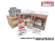 YAMAHA XMAX 250 XMAX250 100% ORIGINAL CYLINDER BLOCK KIT SET BG6-WE13E-00