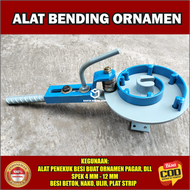 Alat Tekuk Besi Ornamen Penekuk Besi Ornamen Spek 12 mm Motif Leter S