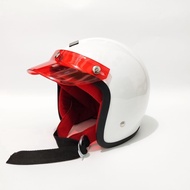PUTIH MERAH HITAM Helmet Slim Head White list Black Red Foam Wafd/Hah