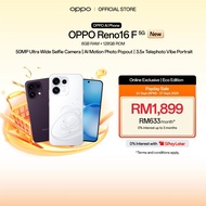 [NEW] [Online Exclusive] OPPO Reno16 F 5G Eco Edition Smartphone | 8GB +128GB | 50MP Ultra Wide Self