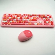 keyboard wireless wireless keyboard European Version mofii mofii Wireless Keyboard Mouse Set Girls C