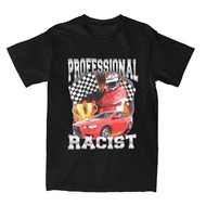 F1 Professional Racer T-Shirt Creative F1 Racer Pure Comfortable Couple Short Sleeve T-Shirt For Men