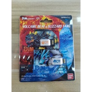 Digimon Digivice Dim Card Set Volume 1 Volcanic Beat And Blizzard