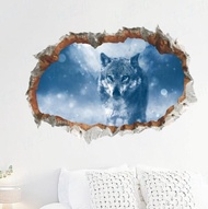 【new】 wolves wallpaper 3D Wall Murals Wallpapers Living Room Bedroom Sofa TV Background Wall Paper Wolf Totem Animal PVintage styleo Wallpaper