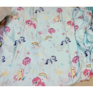 ORGANIC SILK BEDSHEET 60S 120X200X40 MY LITTLE PONI