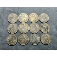 Singapore First Series 1 Dollar Coin. One Dollar Coin.