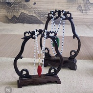 Mahogany Crafts Chicken Wings Ebony Wood Gantry Bat Hanger Hanger Jewelry Pendant Necklace Display S