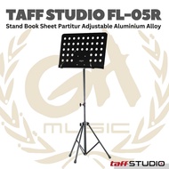 TaffSTUDIO 180 Degree Adjustable Sheet Music Song Text Stand FL-05R - FL05R Book Stand Folding Stand