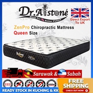 Dr.Alstone Zenpro 8 inch (Single/S.Single/Queen/King) Chiropractic Spring Mattress Tilam Synthetic Latex Charcoal