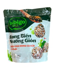 Rong biển trộn cơm chà bông cá hồi Bibigo CJ 45g