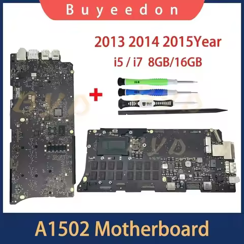 Original A1502 Motherboard i5 i7 8GB 16GB 820-3476-A 820-4924-A For Macbook Pro Retina 13" A1502 Log